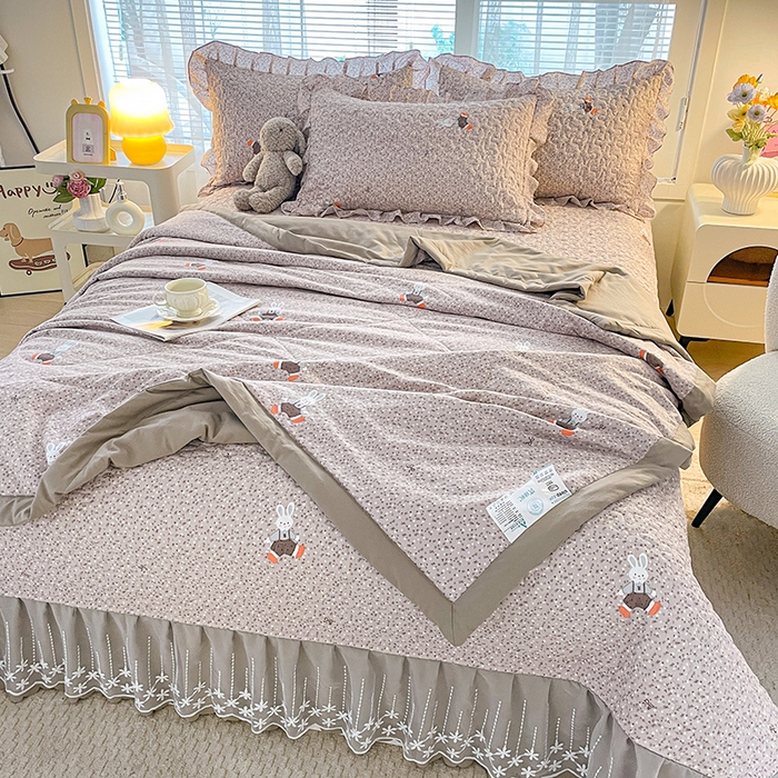 91家纺网 家纺一手货源 找家纺 （总）艺慕家纺 2026新款夏被四件套