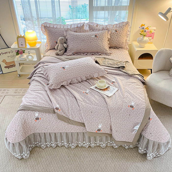 91家纺网 家纺一手货源 找家纺 （总）艺慕家纺 2026新款夏被四件套