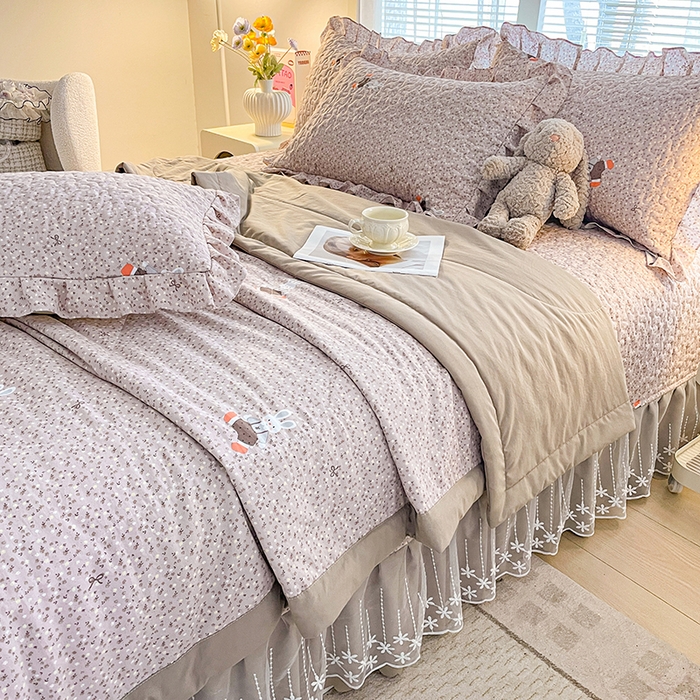 91家纺网 家纺一手货源 找家纺 （总）艺慕家纺 2026新款夏被四件套