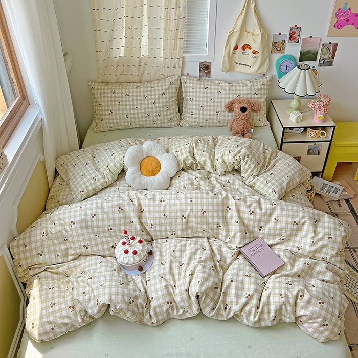 91家纺网 家纺一手货源 找家纺 （总）耀悦家纺 2025新款INS减龄可爱风卡通四件套