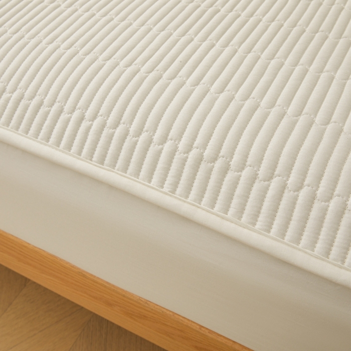 91家纺网 家纺一手货源 找家纺 邵依家纺 2026新款A类亲肤纯棉床笠系列-深睡眠 深睡眠-珍珠白