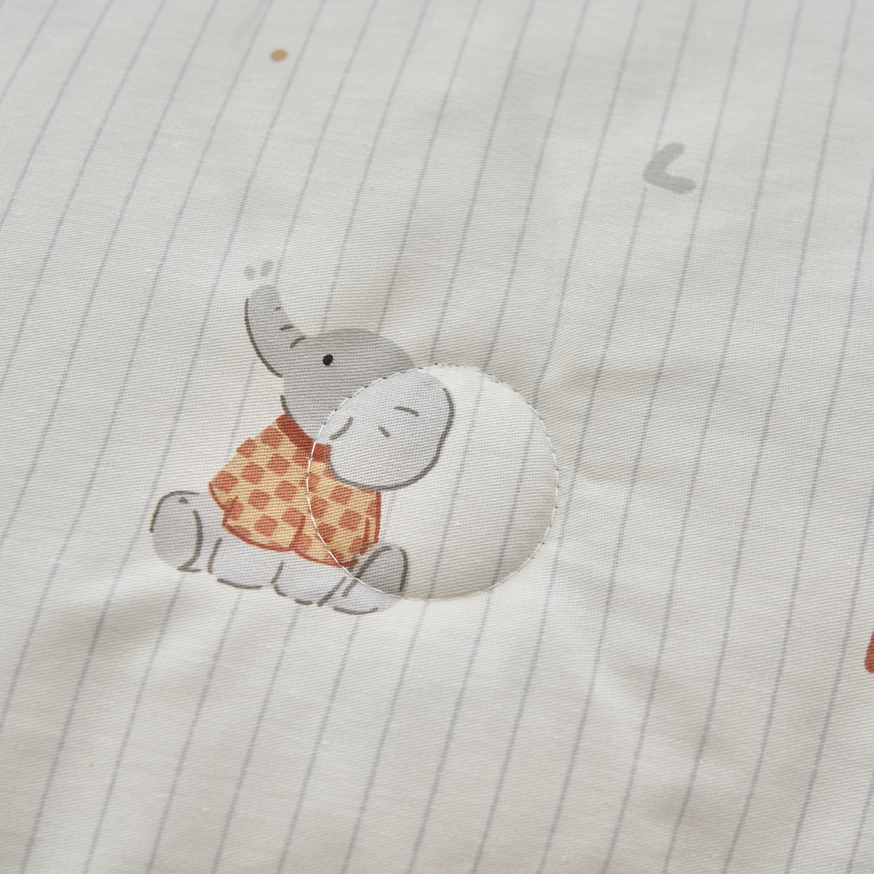 91家纺网 家纺一手货源 找家纺 吾诺家居 吾诺 2026新款 12868全棉印花棉花夏被四件套 全棉夏被四件套新疆棉花被 - 经典系列 小象乐园