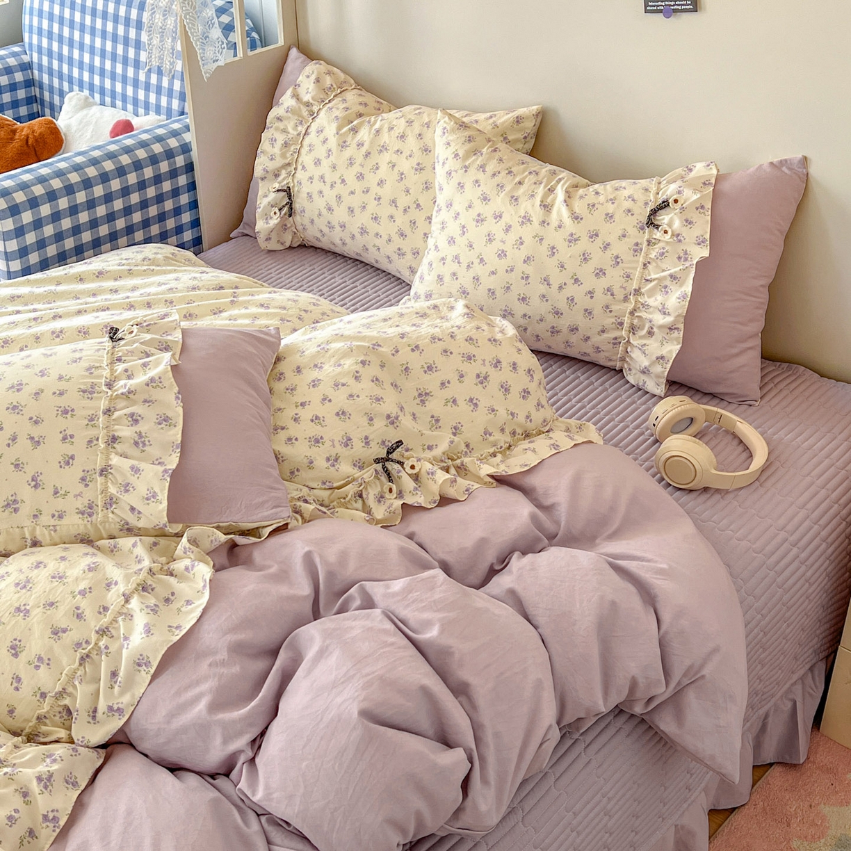 91家纺网 家纺一手货源 找家纺 （总）美梦家纺 2026春夏新款加厚云感棉床盖四件套