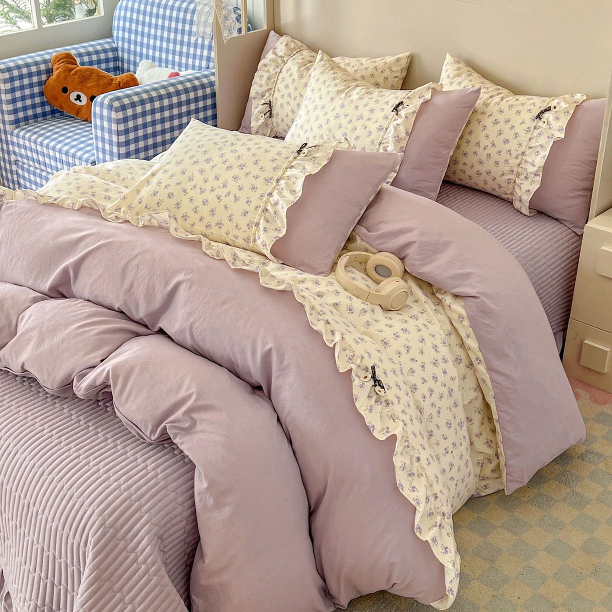 91家纺网 家纺一手货源 找家纺 （总）美梦家纺 2026春夏新款加厚云感棉床盖四件套