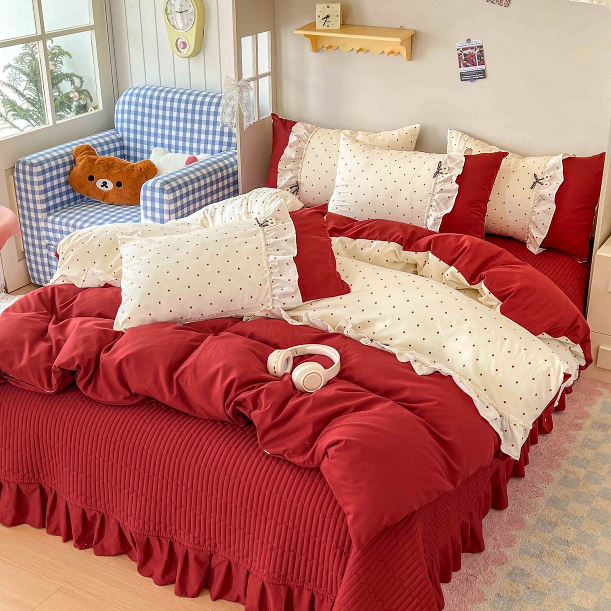 91家纺网 家纺一手货源 找家纺 （总）美梦家纺 2026春夏新款加厚云感棉床盖四件套