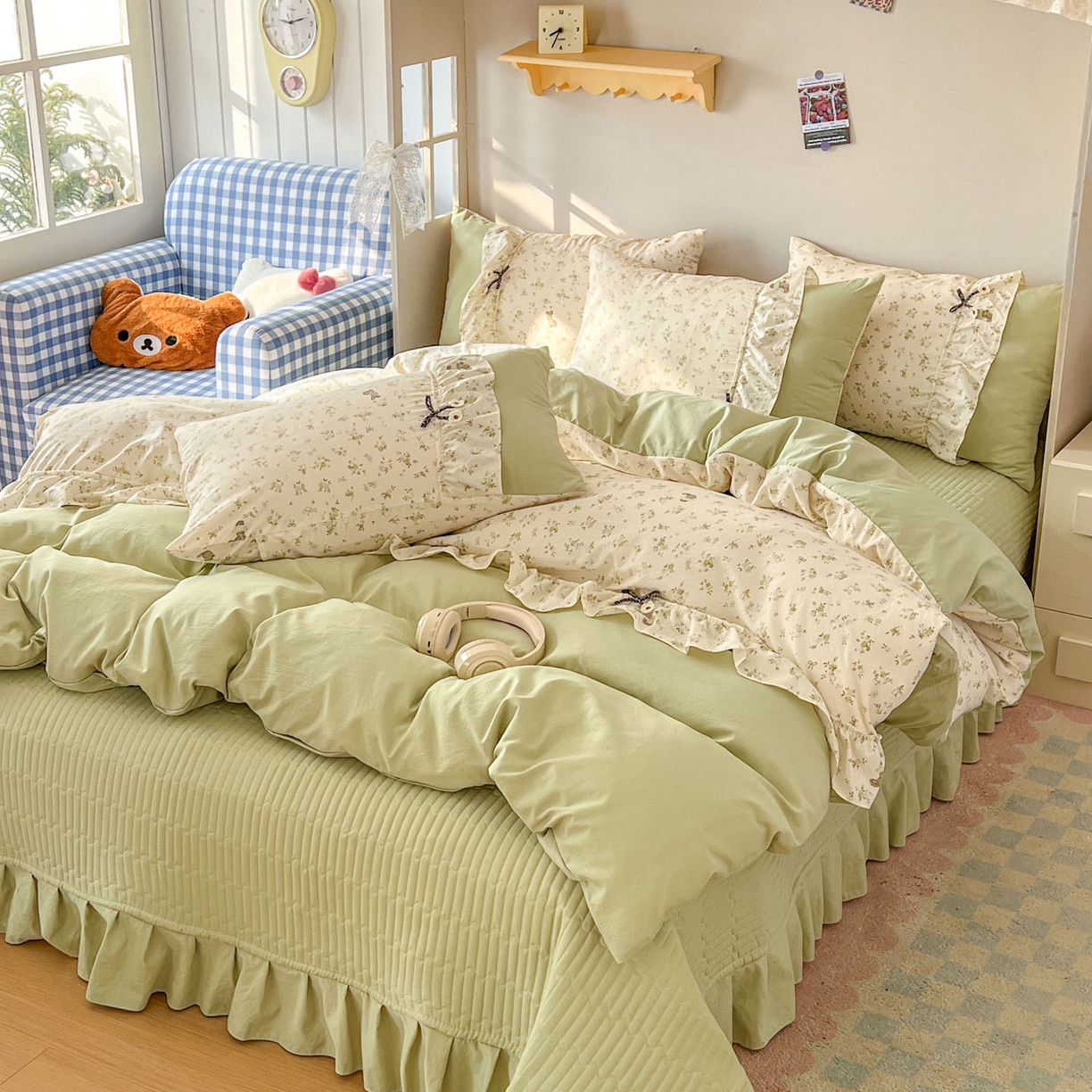 91家纺网 家纺一手货源 找家纺 （总）美梦家纺 2026春夏新款加厚云感棉床盖四件套