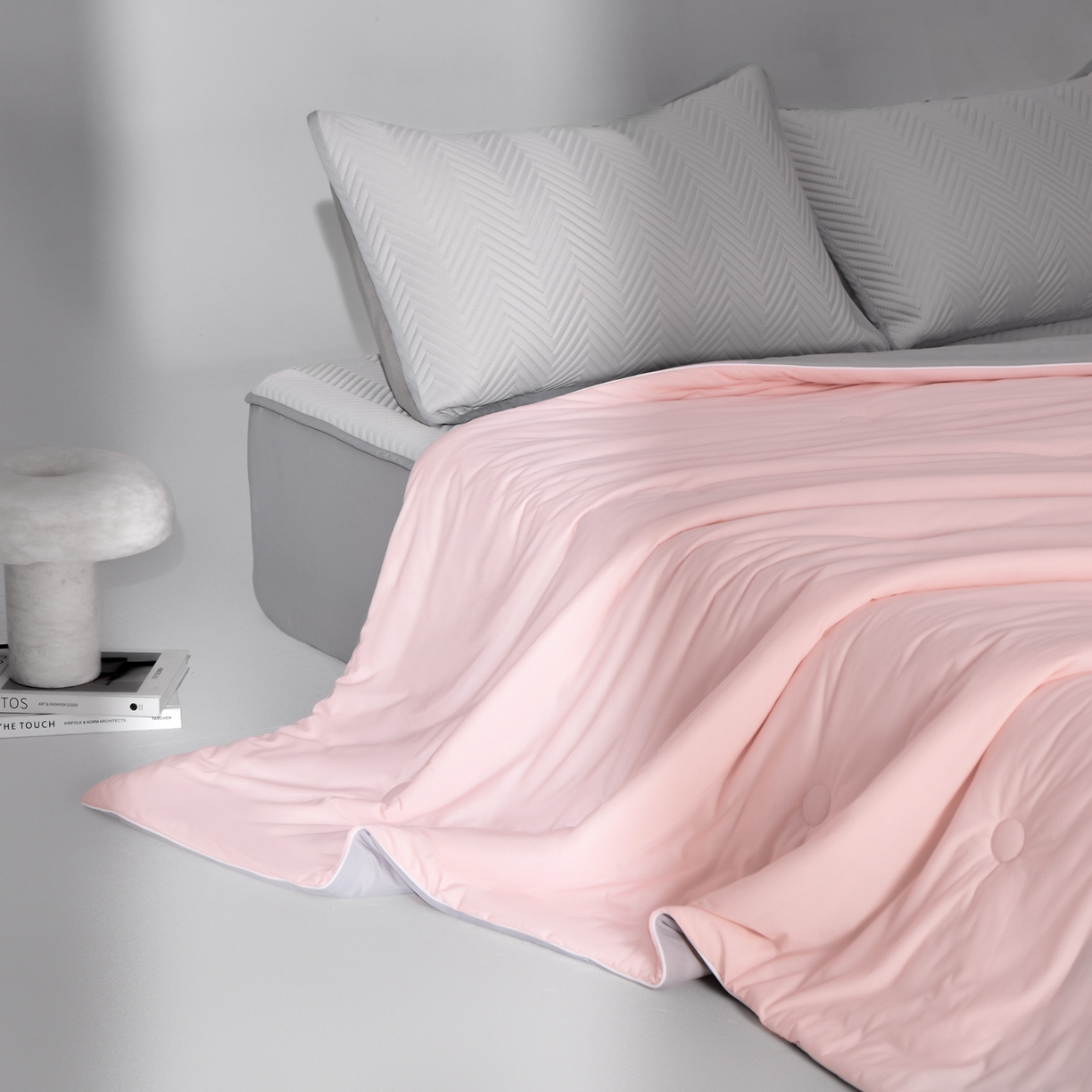 91家纺网 家纺一手货源 找家纺 （总）吾诺家居 2026新款冰爽系列-凉感丝夏被四件套