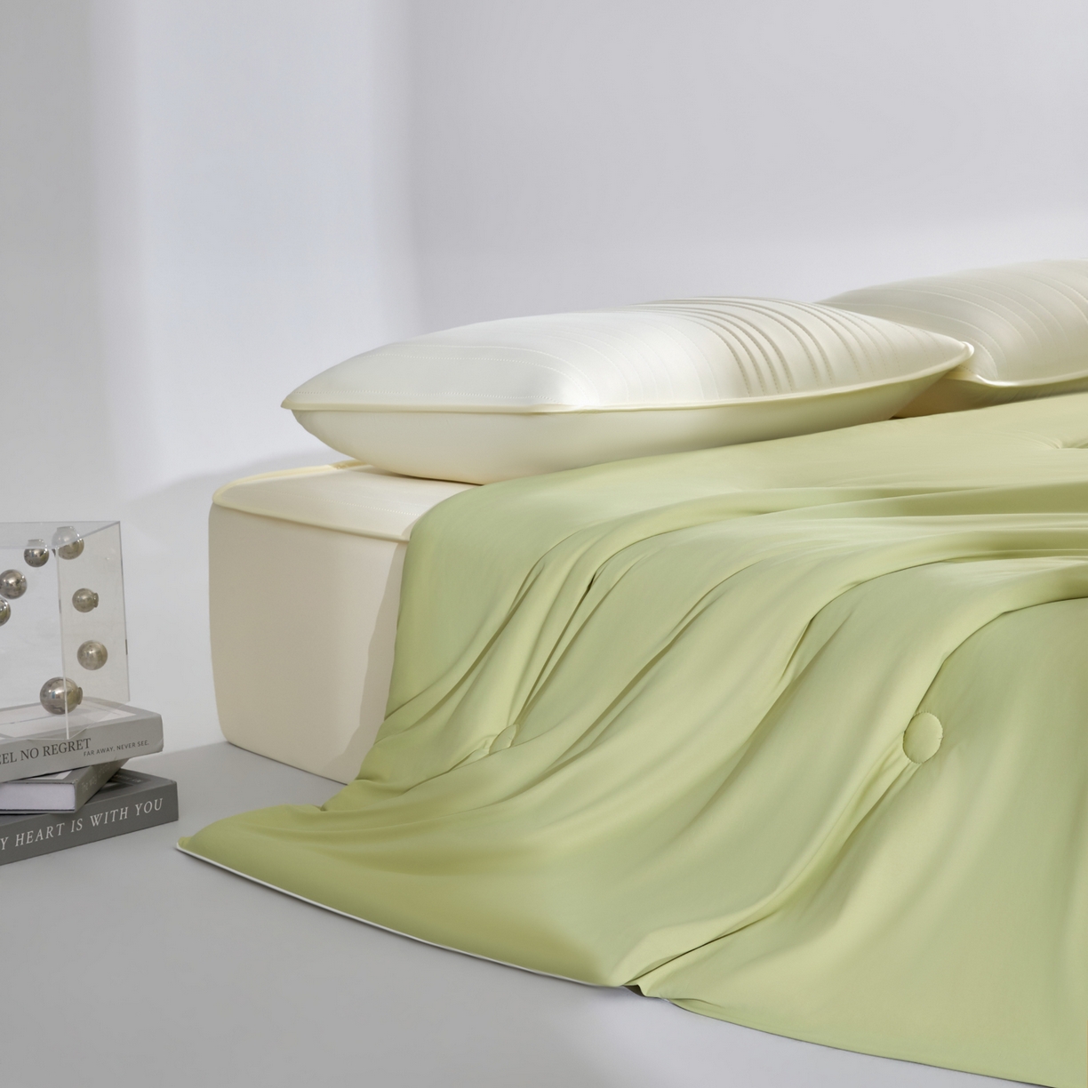 91家纺网 家纺一手货源 找家纺 吾诺家居 吾诺 2026 真凉感 真锦氨 锦氨凉感夏被四件套 锦纶凉感丝夏凉被 - 冰皮系列 冰皮牛油果