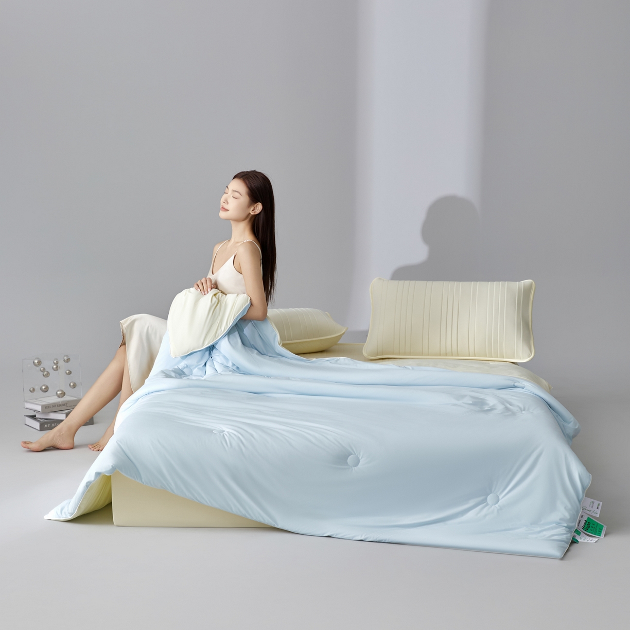 91家纺网 家纺一手货源 找家纺 吾诺家居 吾诺 2026 真凉感 真锦氨 锦氨凉感夏被四件套 锦纶凉感丝夏凉被 - 冰皮系列 冰皮天兰