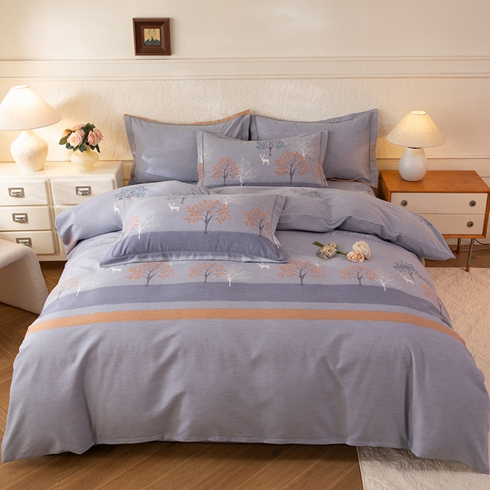 91家纺网 家纺一手货源 找家纺 （总）磨毛世家家纺 2026新款多规格铂金磨毛纯棉加厚全棉磨毛四件套