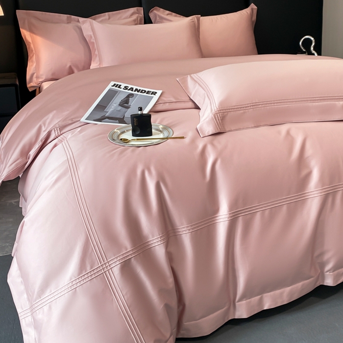 91家纺网 家纺一手货源 找家纺 （总）水云缦 2026新款全棉埋绳款四件套系列-保罗款