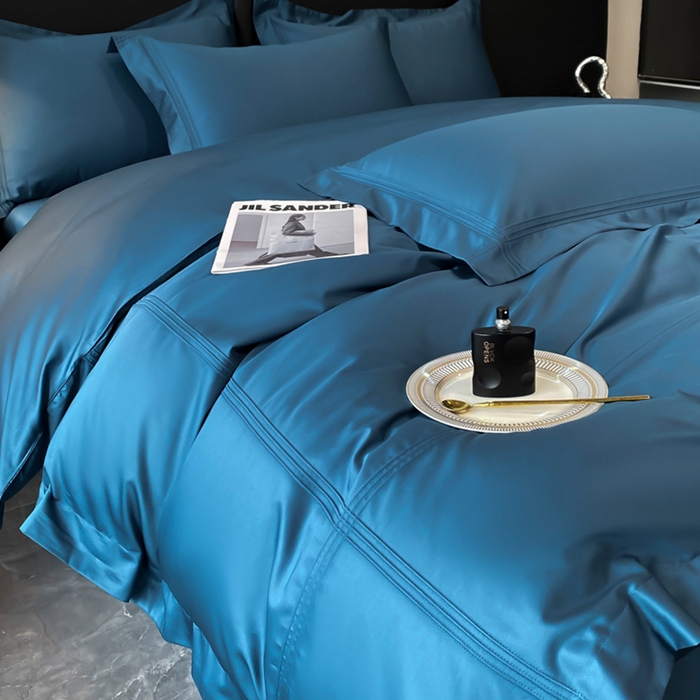 91家纺网 家纺一手货源 找家纺 （总）水云缦 2026新款全棉埋绳款四件套系列-保罗款