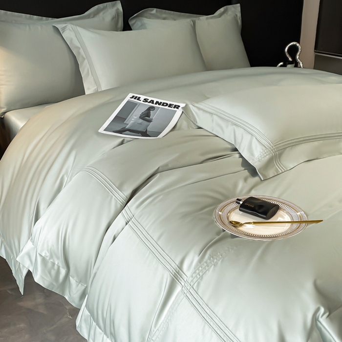 91家纺网 家纺一手货源 找家纺 （总）水云缦 2026新款全棉埋绳款四件套系列-保罗款