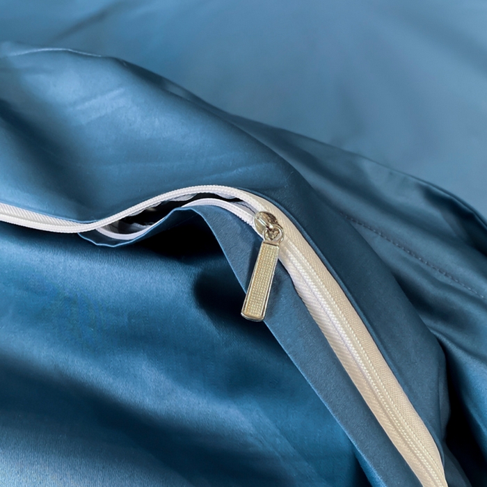 91家纺网 家纺一手货源 找家纺 水云缦 2026新款全棉埋绳款四件套系列-保罗款 宾利蓝