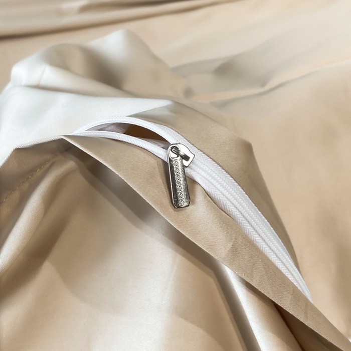 91家纺网 家纺一手货源 找家纺 水云缦 2026新款全棉埋绳款四件套系列-保罗款 香槟金