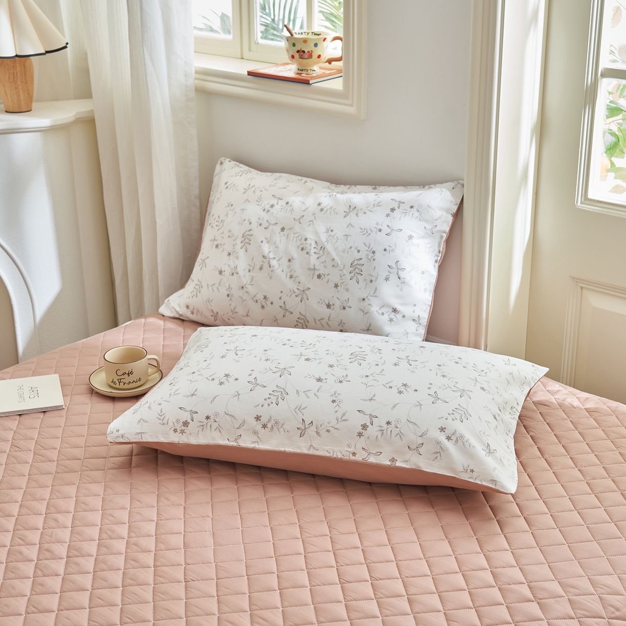 91家纺网 家纺一手货源 找家纺 吾秀家居 吾诺 2026新款 12868全棉印花棉花夏被四件套 全棉夏被四件套新疆棉花被 - 经典系列 田园花语