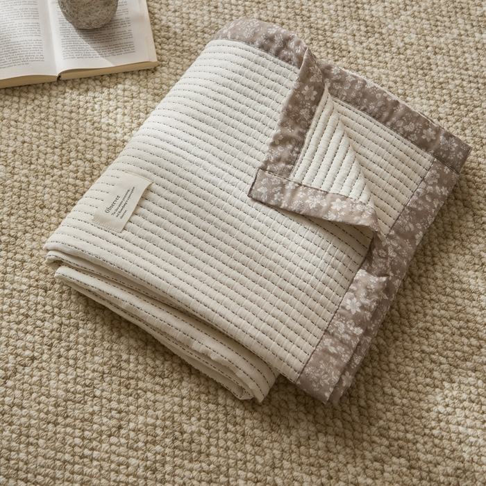 91家纺网 家纺一手货源 找家纺 大彩家居 2026春夏新款全棉多功能夏被夏凉被空调被 奶白色