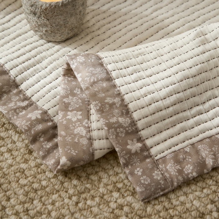 91家纺网 家纺一手货源 找家纺 大彩家居 2026春夏新款全棉多功能夏被夏凉被空调被 奶白色