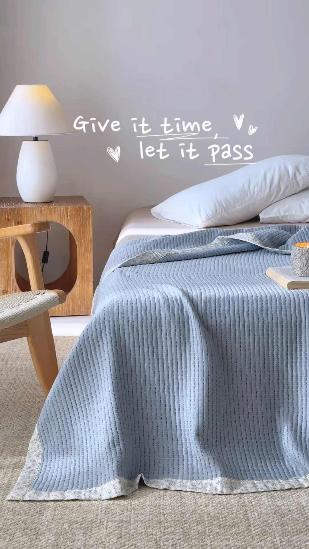 91家纺网 家纺一手货源 找家纺 大彩家居 2026春夏新款全棉多功能夏被夏凉被空调被 雾霾蓝