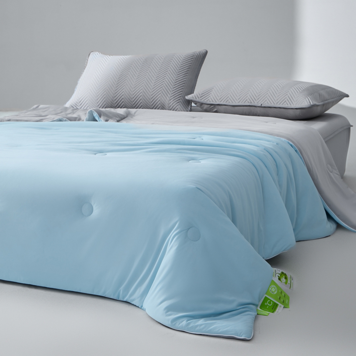 91家纺网 家纺一手货源 找家纺 （总）吾秀家居 2026新款冰爽系列-凉感丝夏被四件套