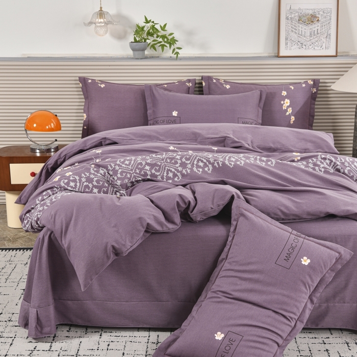 91家纺网 家纺一手货源 找家纺 磨毛世家家纺 2026新款多规格铂金磨毛纯棉加厚全棉磨毛四件套 三生三世新