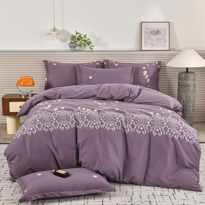 91家纺网 家纺一手货源 找家纺 磨毛世家家纺 2026新款多规格铂金磨毛纯棉加厚全棉磨毛四件套 三生三世新