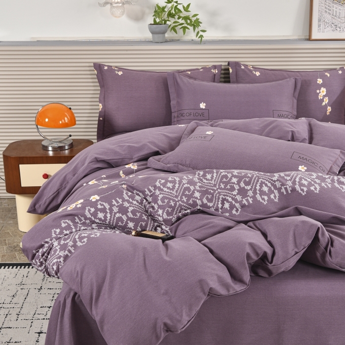 91家纺网 家纺一手货源 找家纺 磨毛世家家纺 2026新款多规格铂金磨毛纯棉加厚全棉磨毛四件套 三生三世新