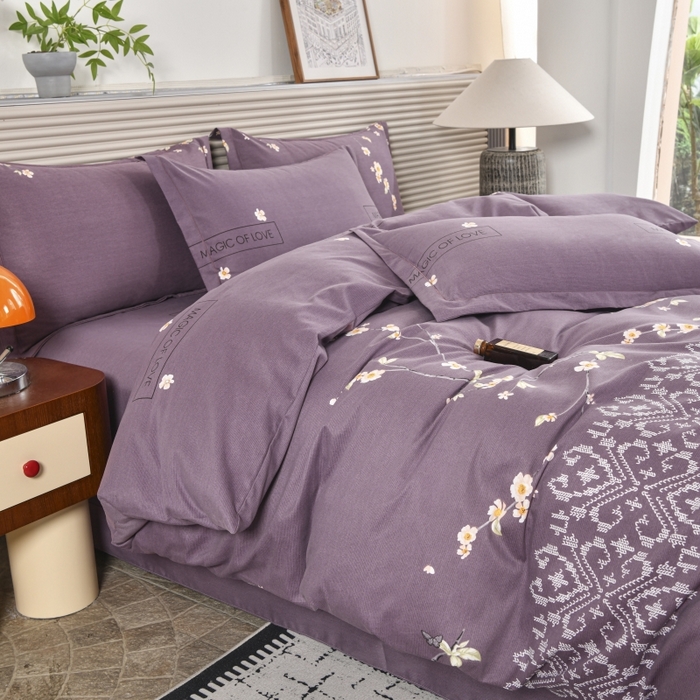 91家纺网 家纺一手货源 找家纺 磨毛世家家纺 2026新款多规格铂金磨毛纯棉加厚全棉磨毛四件套 三生三世新