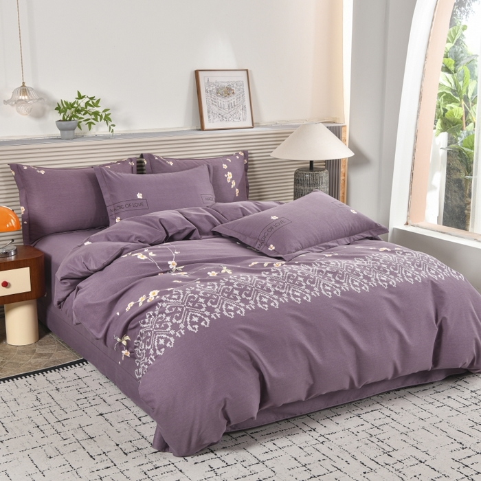 91家纺网 家纺一手货源 找家纺 磨毛世家家纺 2026新款多规格铂金磨毛纯棉加厚全棉磨毛四件套 三生三世新