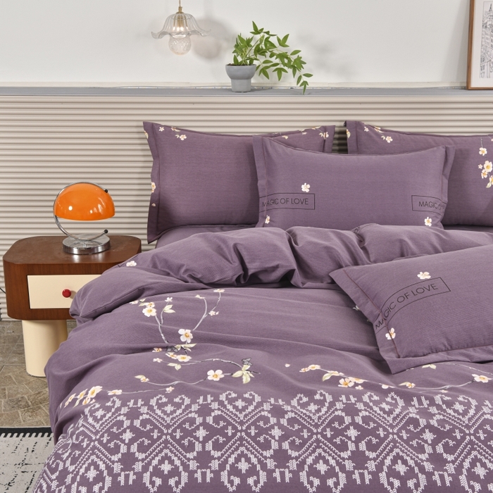 91家纺网 家纺一手货源 找家纺 磨毛世家家纺 2026新款多规格铂金磨毛纯棉加厚全棉磨毛四件套 三生三世新