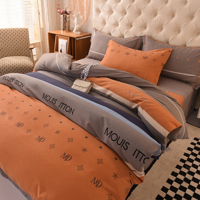 91家纺网 家纺一手货源 找家纺 磨毛世家家纺 2026新款多规格铂金磨毛纯棉加厚全棉磨毛四件套 圣托里尼