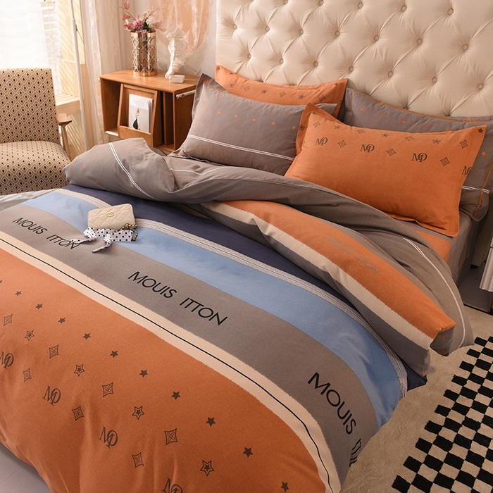 91家纺网 家纺一手货源 找家纺 磨毛世家家纺 2026新款多规格铂金磨毛纯棉加厚全棉磨毛四件套 圣托里尼