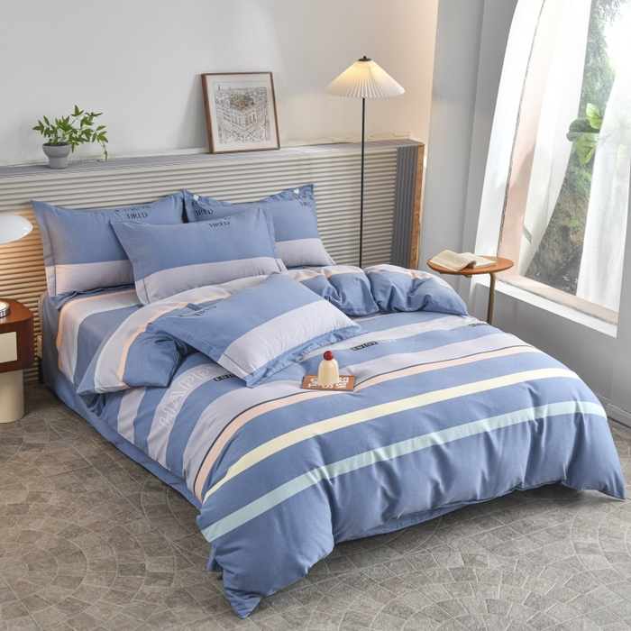 91家纺网 家纺一手货源 找家纺 磨毛世家家纺 2026新款多规格铂金磨毛纯棉加厚全棉磨毛四件套 小资生活-兰