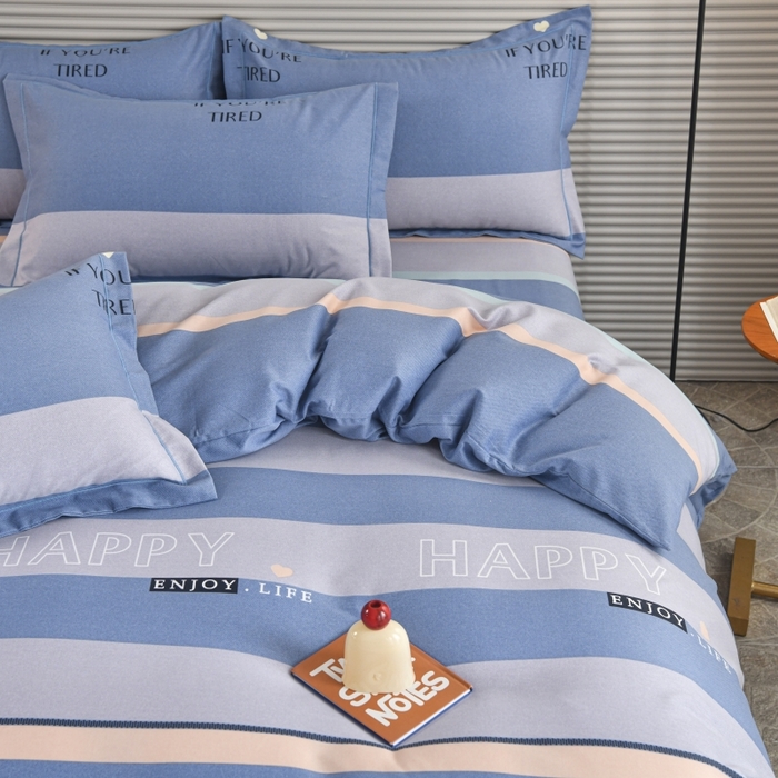 91家纺网 家纺一手货源 找家纺 磨毛世家家纺 2026新款多规格铂金磨毛纯棉加厚全棉磨毛四件套 小资生活-兰