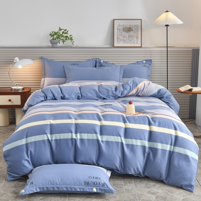 91家纺网 家纺一手货源 找家纺 磨毛世家家纺 2026新款多规格铂金磨毛纯棉加厚全棉磨毛四件套 小资生活-兰