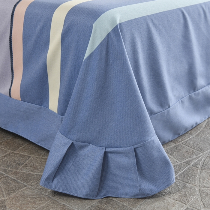 91家纺网 家纺一手货源 找家纺 磨毛世家家纺 2026新款多规格铂金磨毛纯棉加厚全棉磨毛四件套 小资生活-兰