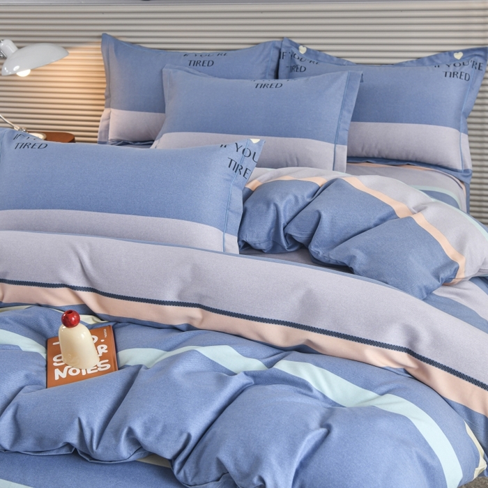 91家纺网 家纺一手货源 找家纺 磨毛世家家纺 2026新款多规格铂金磨毛纯棉加厚全棉磨毛四件套 小资生活-兰