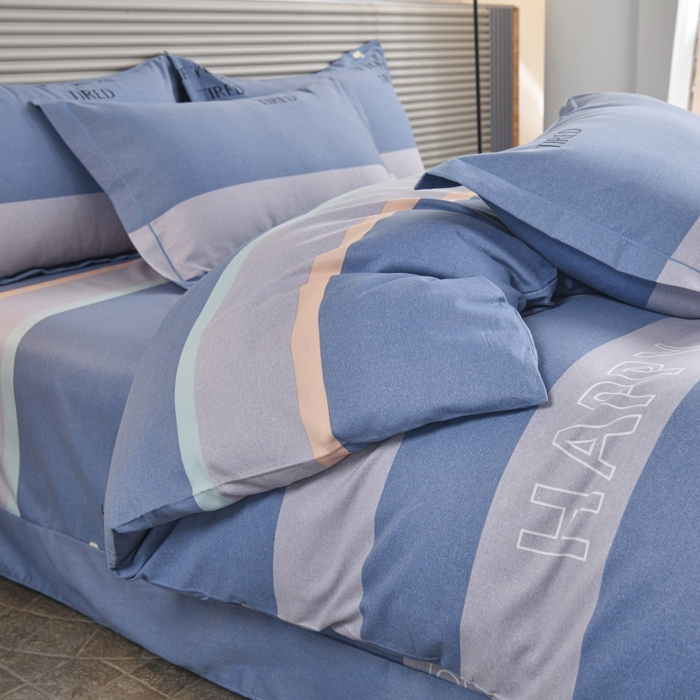 91家纺网 家纺一手货源 找家纺 磨毛世家家纺 2026新款多规格铂金磨毛纯棉加厚全棉磨毛四件套 小资生活-兰