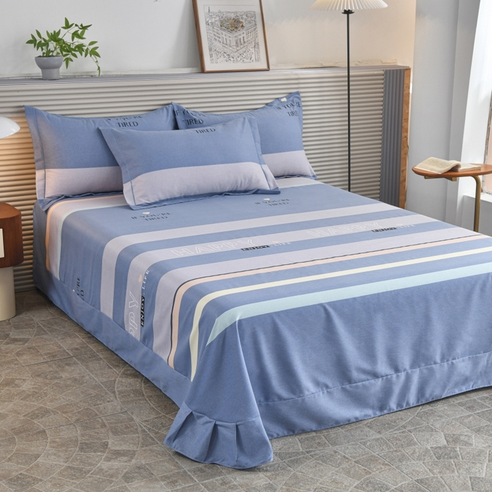 91家纺网 家纺一手货源 找家纺 磨毛世家家纺 2026新款多规格铂金磨毛纯棉加厚全棉磨毛四件套 小资生活-兰