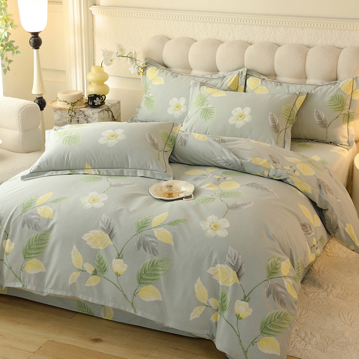 91家纺网 家纺一手货源 找家纺 磨毛世家家纺 2026新款多规格铂金磨毛纯棉加厚全棉磨毛四件套 争奇斗艳