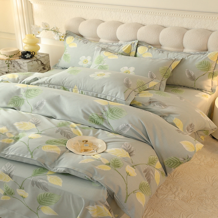 91家纺网 家纺一手货源 找家纺 磨毛世家家纺 2026新款多规格铂金磨毛纯棉加厚全棉磨毛四件套 争奇斗艳