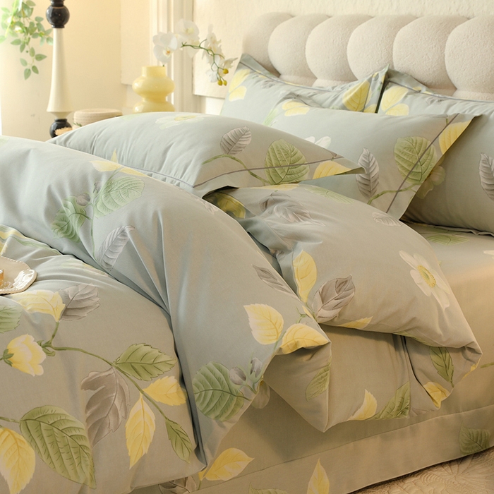 91家纺网 家纺一手货源 找家纺 磨毛世家家纺 2026新款多规格铂金磨毛纯棉加厚全棉磨毛四件套 争奇斗艳