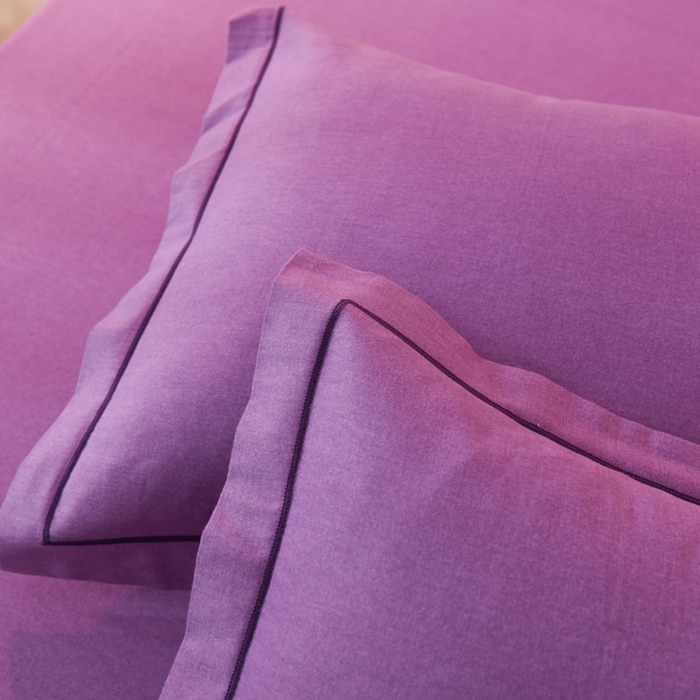 91家纺网 家纺一手货源 找家纺 磨毛世家家纺 2026新款多规格铂金磨毛纯棉加厚全棉磨毛四件套 紫色