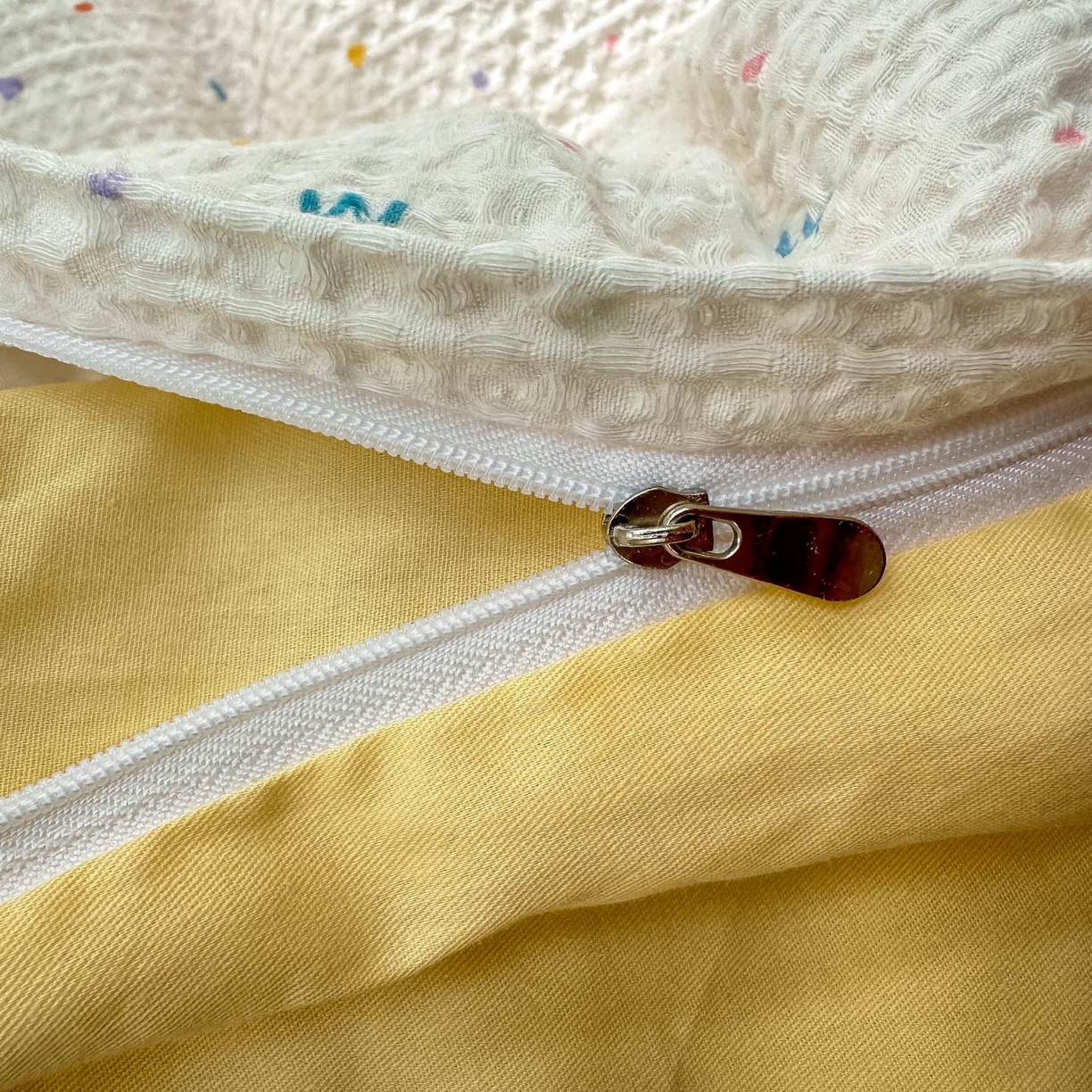 91家纺网 家纺一手货源 找家纺 宜家坊 2026新款全棉纯棉华夫格毛巾绣四件套 雪崩崩