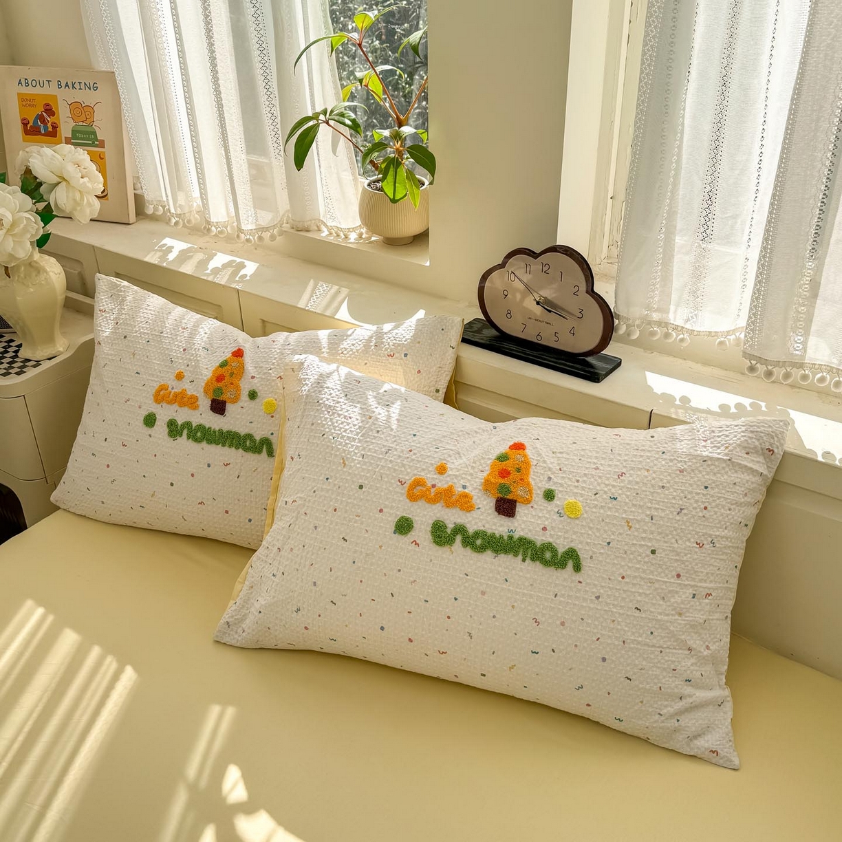 91家纺网 家纺一手货源 找家纺 宜家坊 2026新款全棉纯棉华夫格毛巾绣四件套 雪崩崩