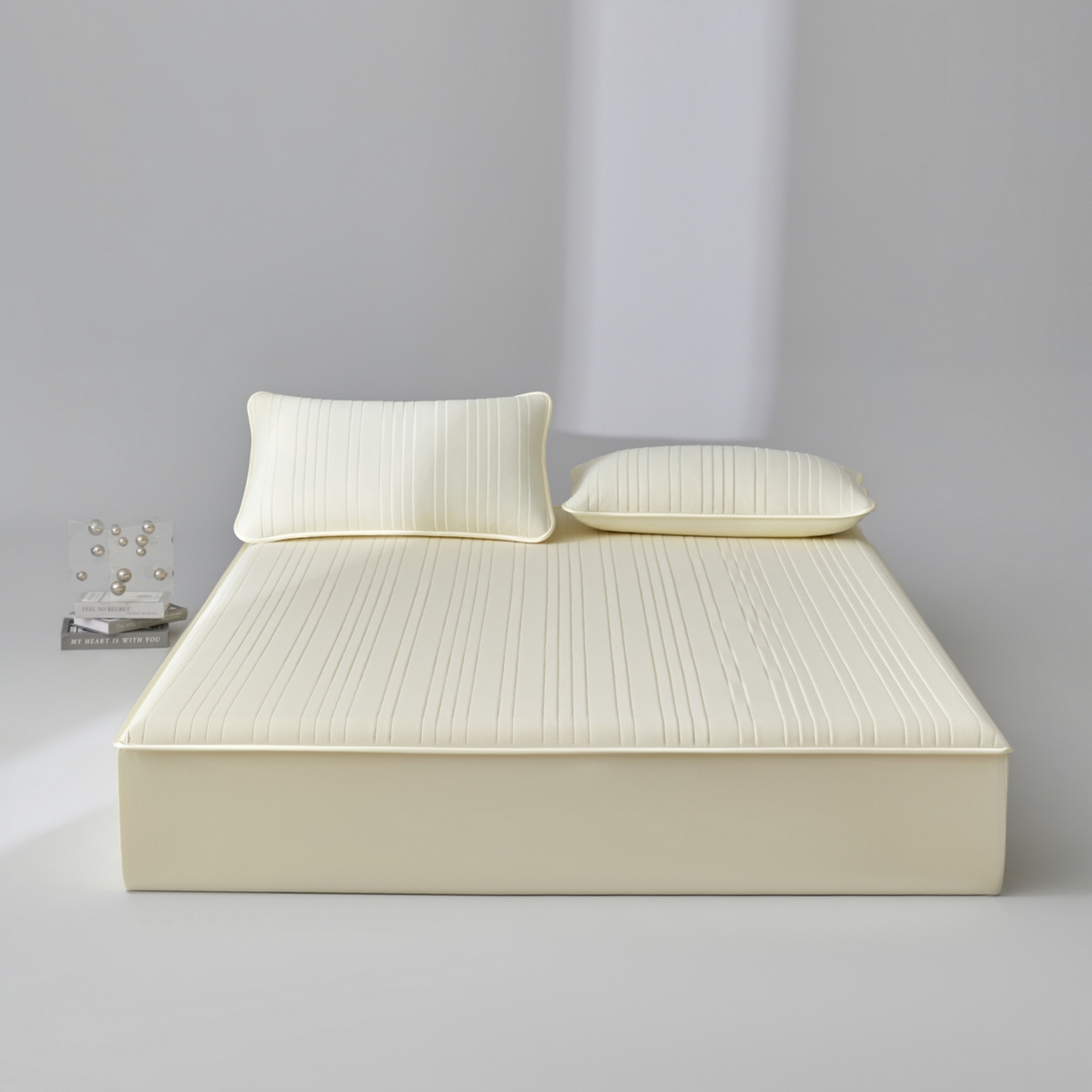 91家纺网 家纺一手货源 找家纺 吾秀家居 吾诺 2026 真凉感 真锦氨 锦氨凉感夏被四件套 锦纶凉感丝夏凉被 - 冰皮系列 冰皮牛油果