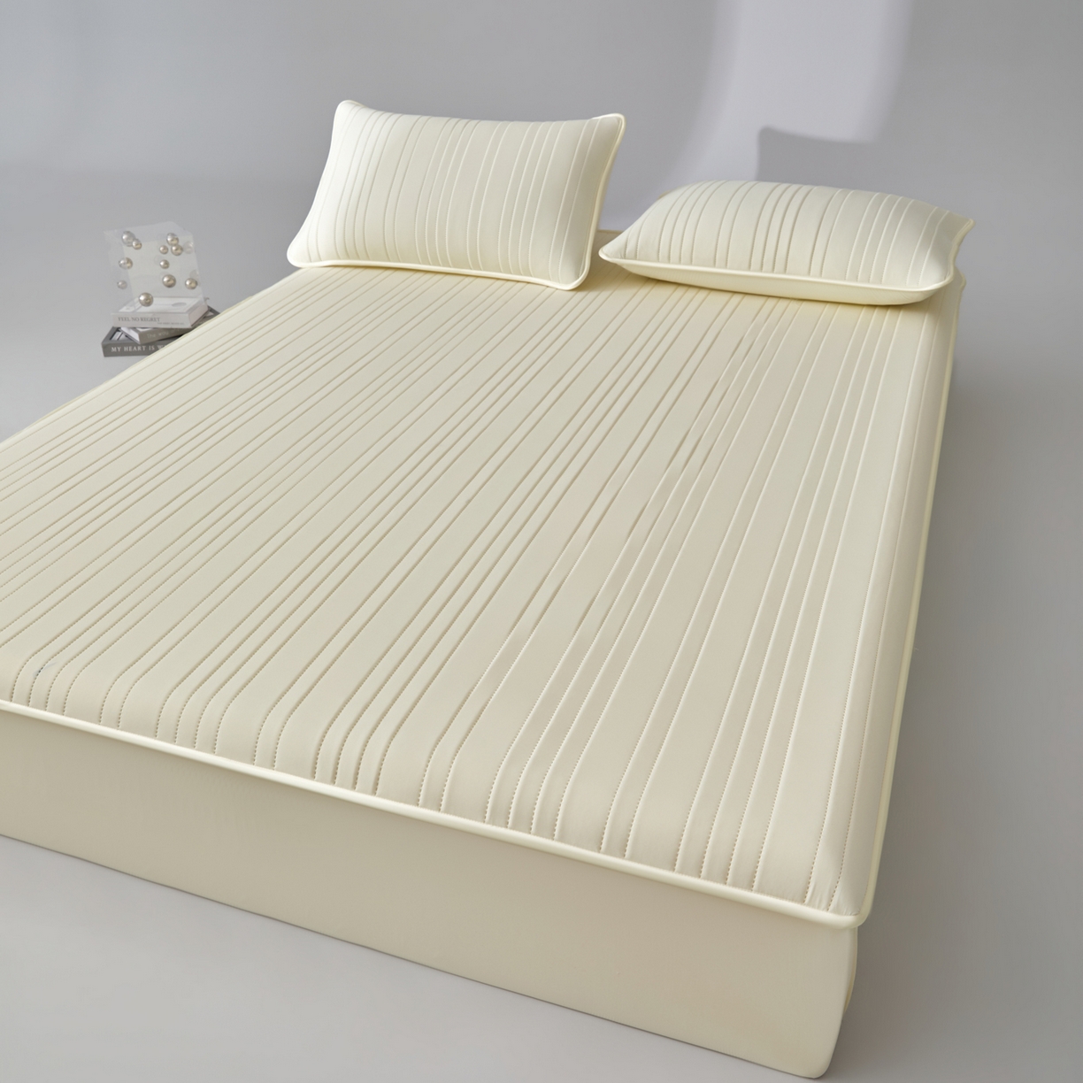 91家纺网 家纺一手货源 找家纺 吾秀家居 吾诺 2026 真凉感 真锦氨 锦氨凉感夏被四件套 锦纶凉感丝夏凉被 - 冰皮系列 冰皮牛油果