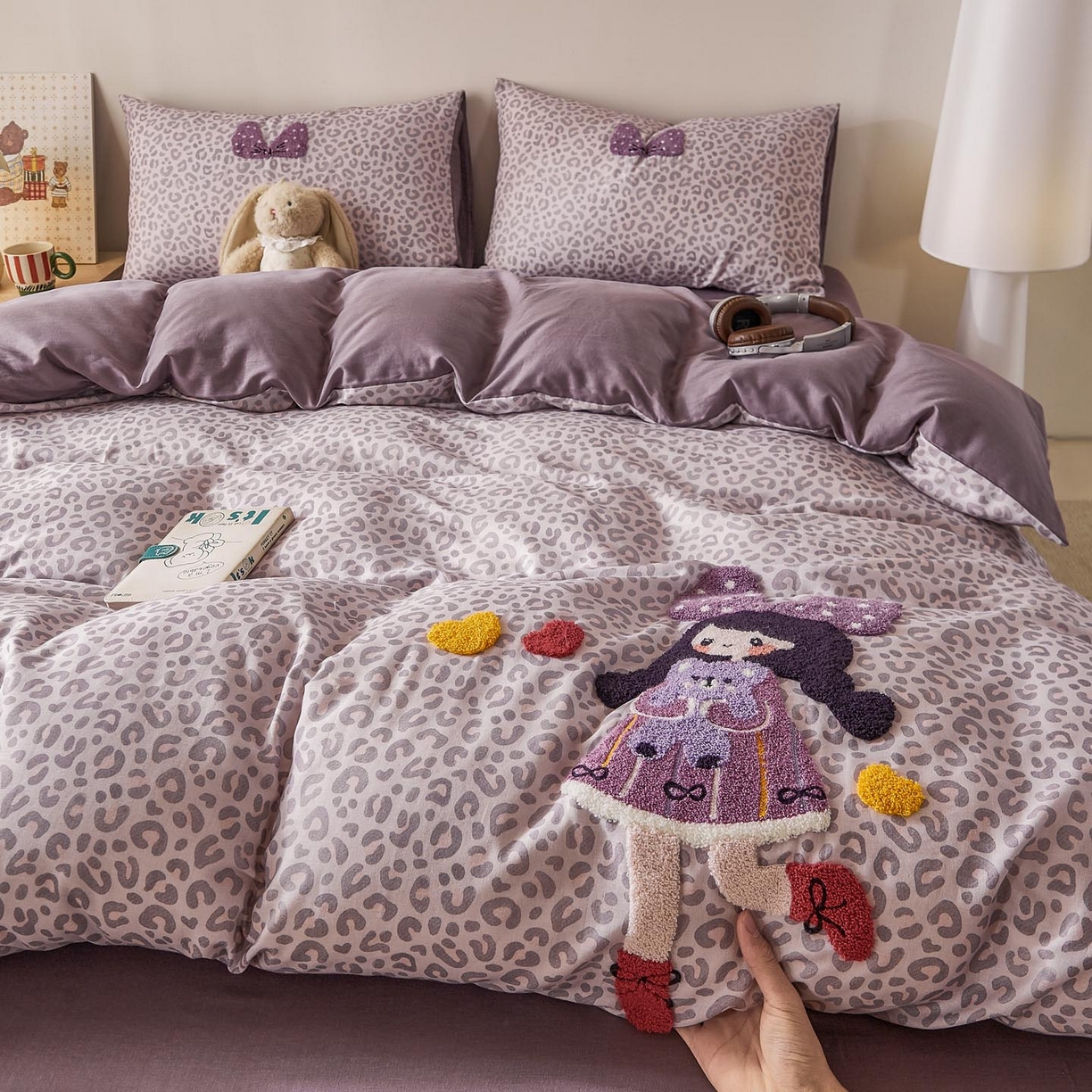 91家纺网 家纺一手货源 找家纺 （总）宜家坊 2026新款A类全棉双层纱毛巾绣四件套