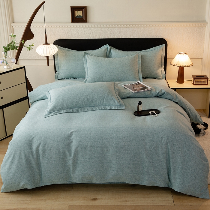 91家纺网 家纺一手货源 找家纺 （总）磨毛世家家纺 2026新款多规格铂金磨毛纯棉加厚全棉磨毛四件套