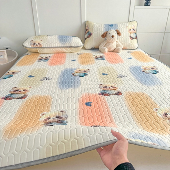 七里香 2026春夏新款凉感丝数码印花乳胶凉席 印花-小熊猫